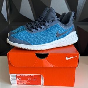Nike Kids Renew Rival Sneakers - Blue